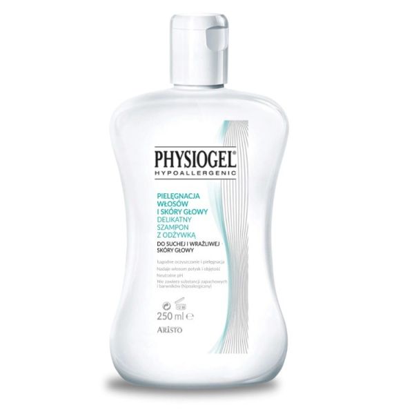 Physiogel delikatny szampon z odżywką do suchej i wrażliwej skóry głowy 250ml