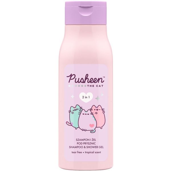 Pusheen shampoo & shower gel szampon i żel pod prysznic 2w1 400ml