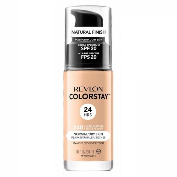 Revlon colorstay™ makeup for normal/dry skin spf20 podkład do cery normalnej i suchej 240 medium beige 30ml