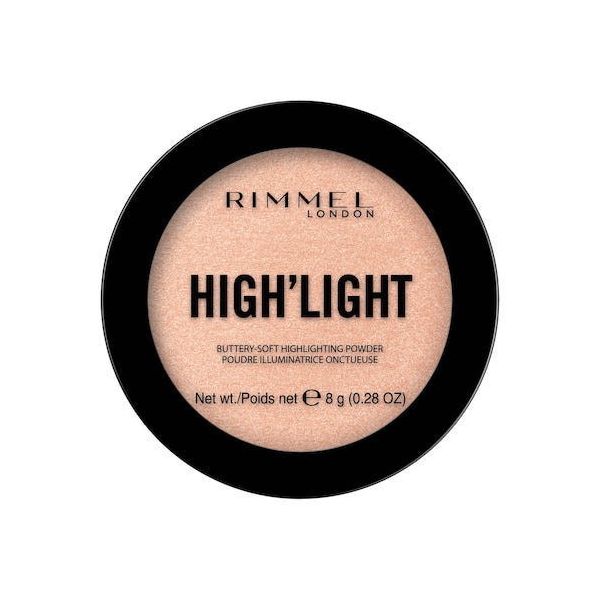 Rimmel high'light buttery-soft highlighting powder rozświetlacz do twarzy 002 candlelit 8g