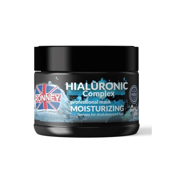 Ronney hialuronic complex professional mask moisturizing nawilżająca maska do włosów suchych i zniszczonych 300ml
