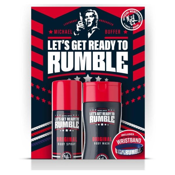 Rumble men original zestaw dezodorant do ciała w sprayu 150ml + żel pod prysznic 250ml