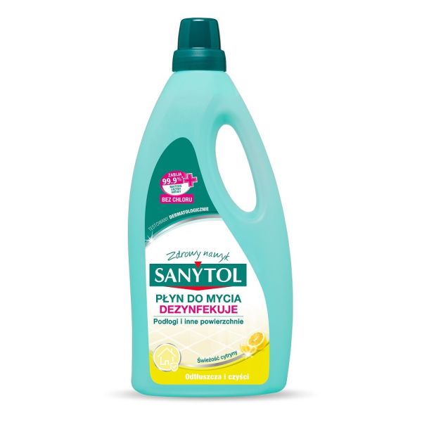 Sanytol płyn uniwersalny do mycia i dezynfekcji podłóg i innych powierzchni o zapachu cytryny i liści oliwnych 1000ml