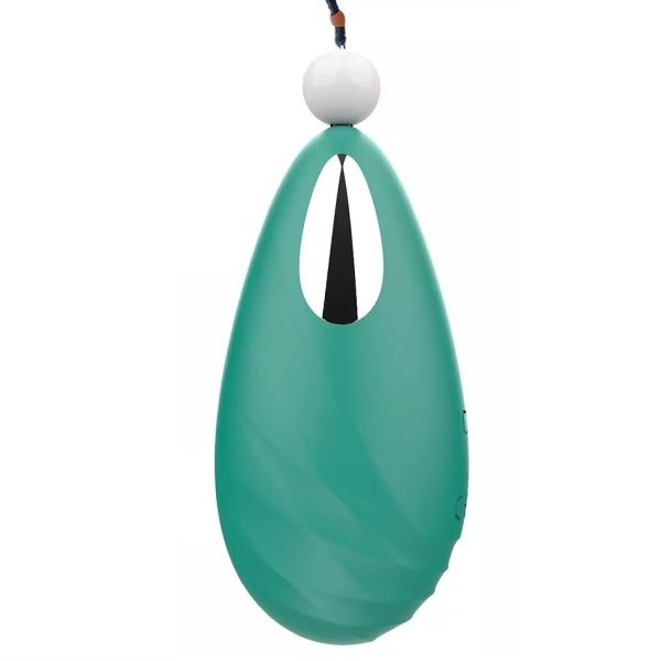 S-hande beryl dyskretny wibrator w kształcie naszyjnika z 9 trybami wibracji green