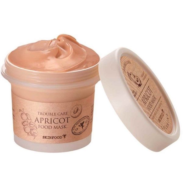 Skinfood apricot food mask oczyszczająco-łagodząca maska z ekstraktem z brzoskwini 120g