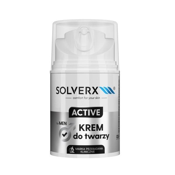 Solverx active krem do twarzy dla mężczyzn 50ml
