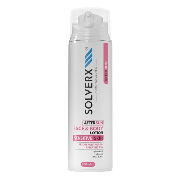 Solverx sensitive skin after sun łagodzący balsam do twarzy i ciała 200ml