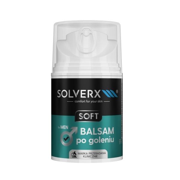 Solverx soft balsam po goleniu dla mężczyzn 50ml