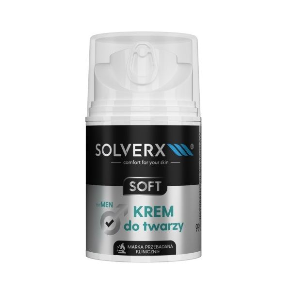 Solverx soft krem do twarzy dla mężczyzn 50ml
