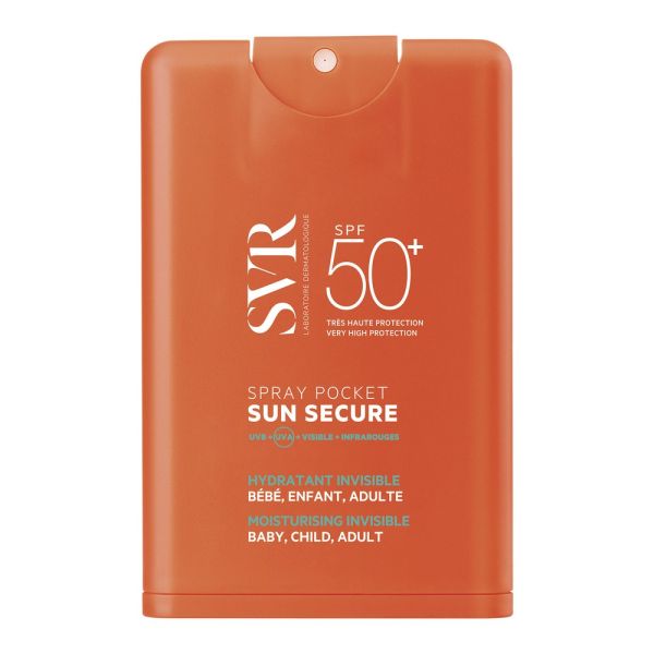 Svr sun secure spray pocket spf50+ spray przeciwsłoneczny 20ml