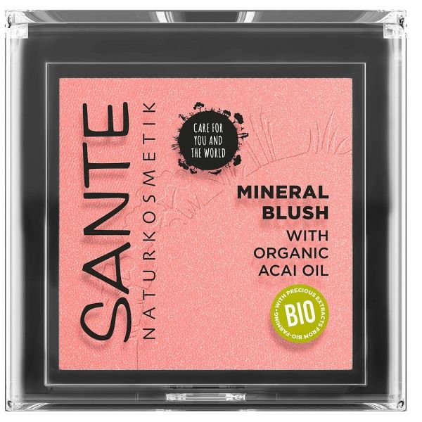 Sante mineral blush naturalny róż mineralny 01 mellow peach 5g