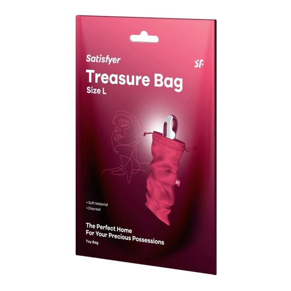 Satisfyer treasure bag torba do przechowywania gadżetów l pink