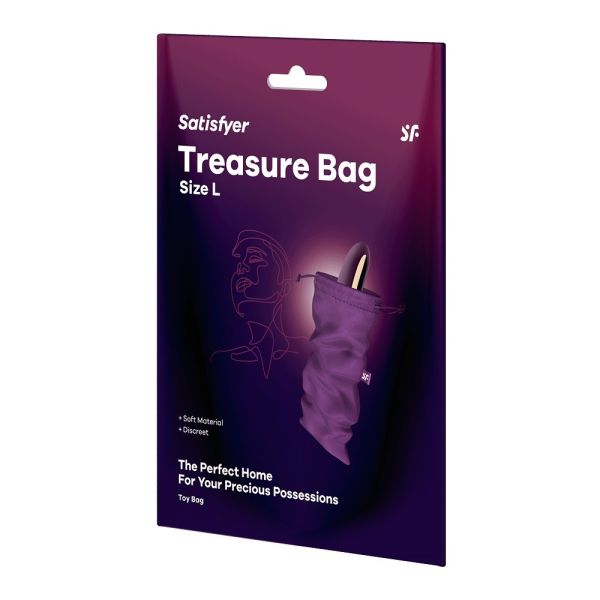 Satisfyer treasure bag torba do przechowywania gadżetów l violet