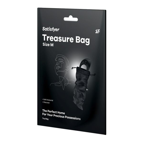 Satisfyer treasure bag torba do przechowywania gadżetów m black