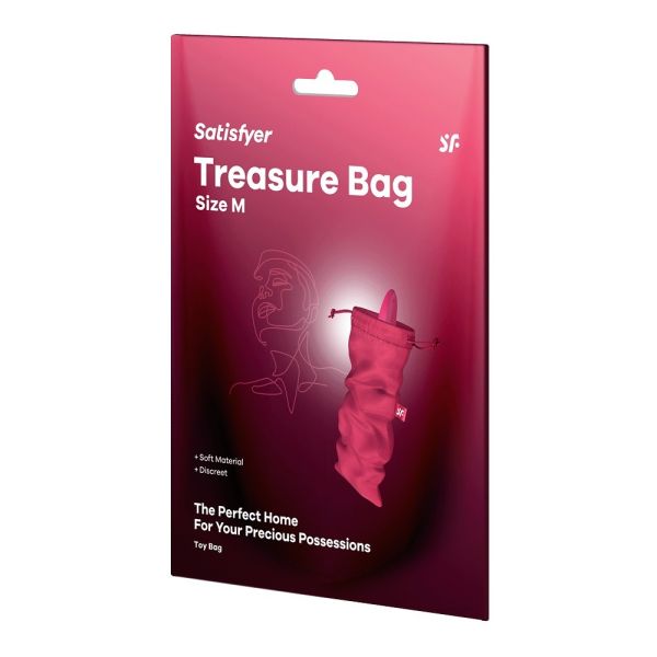 Satisfyer treasure bag torba do przechowywania gadżetów m pink