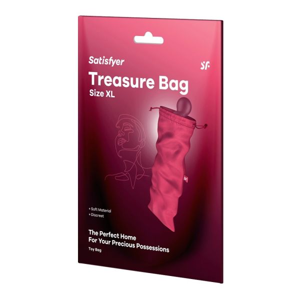 Satisfyer treasure bag torba do przechowywania gadżetów xl pink