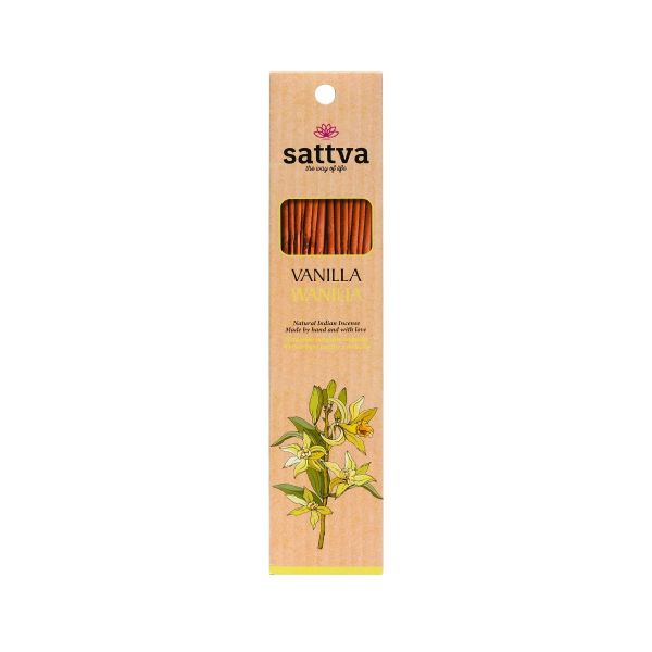 Sattva natural indian incense naturalne indyjskie kadzidełko wanilia 15szt