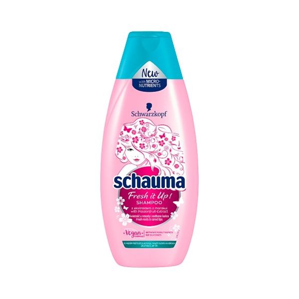 Schauma fresh it up! shampoo szampon do włosów szybko przetłuszczających się 400ml