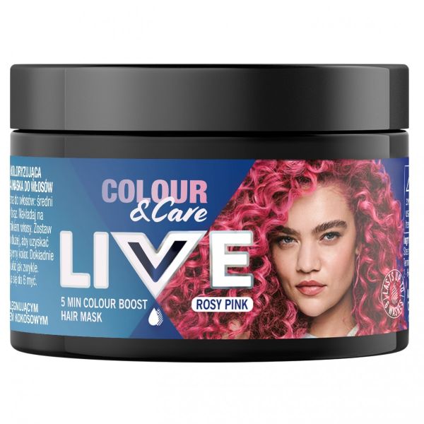 Schwarzkopf live colour&care 5 minutowa koloryzująca i pielęgnująca maska do włosów pink 150ml