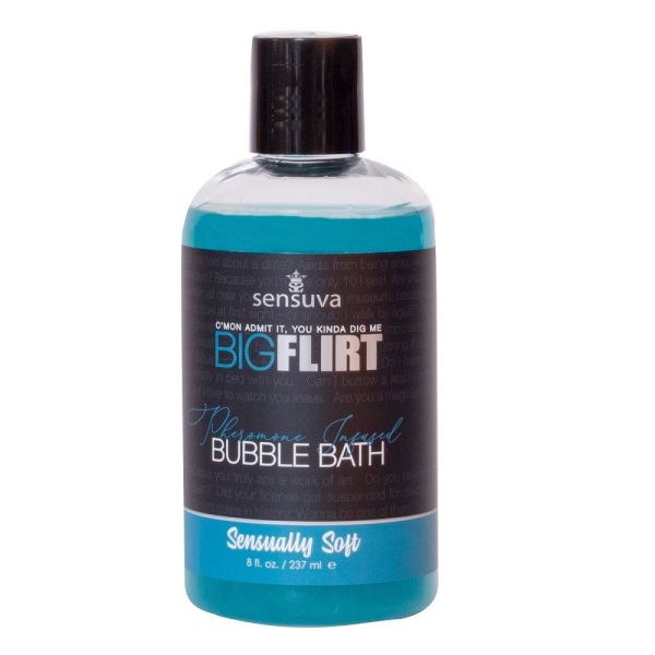 Sensuva big flirt pheromone infused bubble bath płyn do kąpieli z feromonami sensually soft 237ml