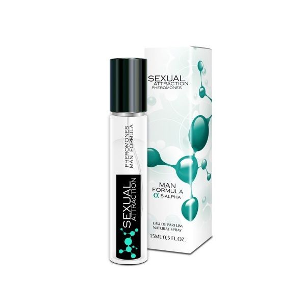 Sexual attraction pheromones man formula 5-alpha feromony dla mężczyzn woda perfumowana spray 15ml