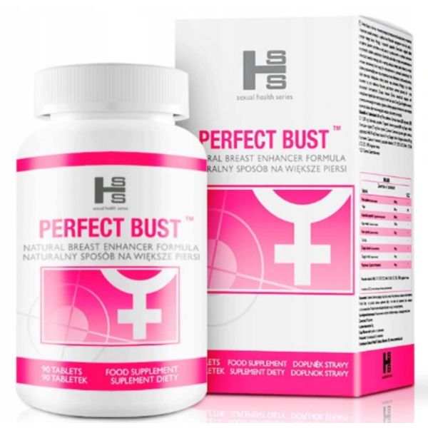 Sexual health series perfect bust suplement diety naturalnie powiększający biust 90 tabletek