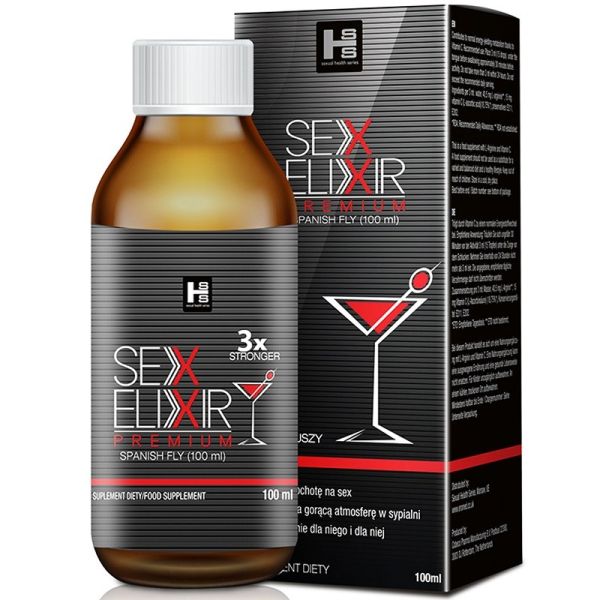 Sexual health series sex elixir premium spanish fly eliksir hiszpańska mucha suplement diety 100ml