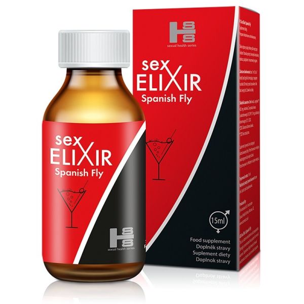 Sexual health series sex elixir spanish fly hiszpańska mucha suplement diety 15ml