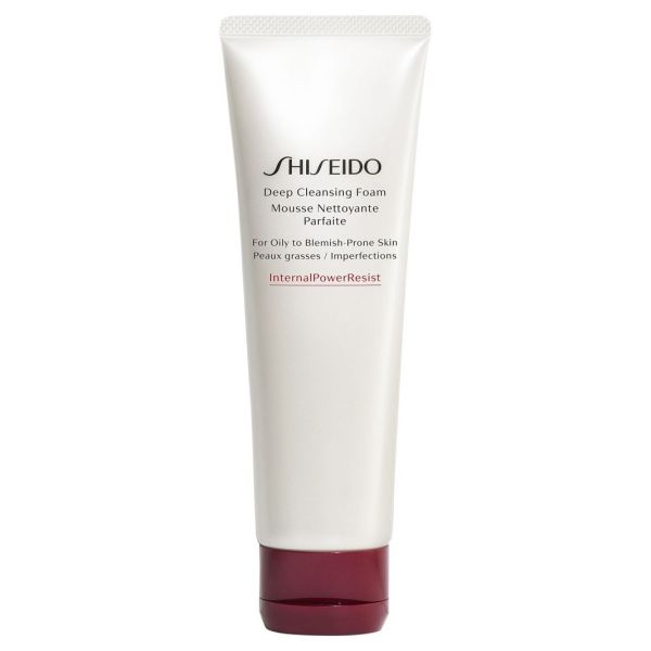 Shiseido deep cleansing foam głęboko oczyszczająca pianka do cery tłustej i skłonnej do niedoskonałości 125ml