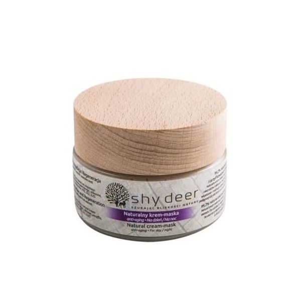 Shy deer natural cream naturalny krem-maska anti-aging 50ml