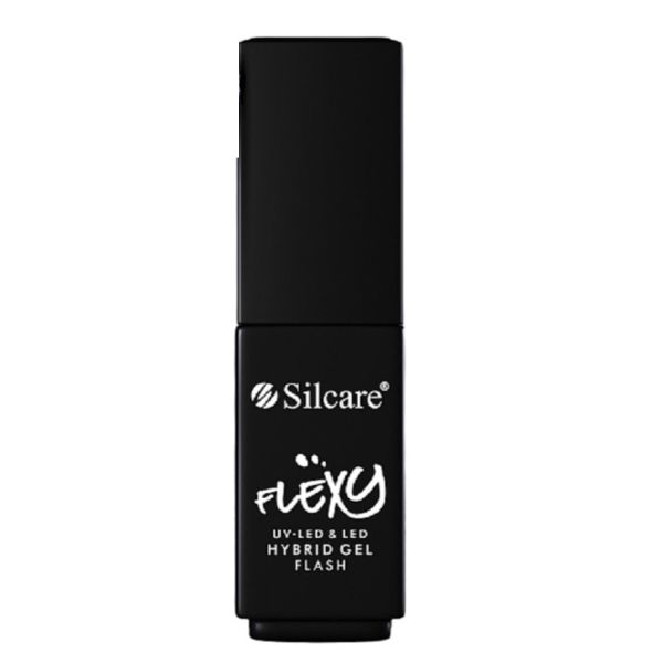 Silcare flexy hybrid gel lakier hybrydowy flash rose black 4.5g