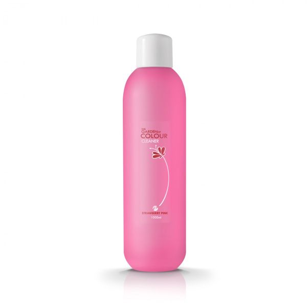 Silcare the garden of colour cleaner płyn do odtłuszczania płytki paznokcia strawberry pink 1000ml