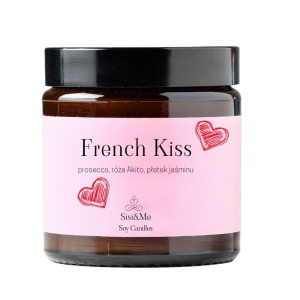 Sisi & me świeca sojowa french kiss 120ml