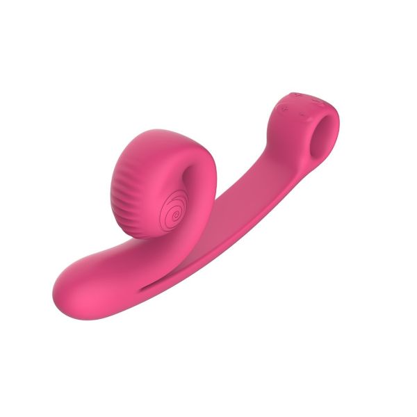 Snail vibe curve wibrator rozwijany różowy