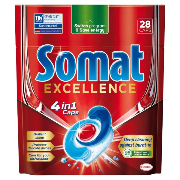 Somat excellence 4in1 kapsułki do zmywarki 28szt.
