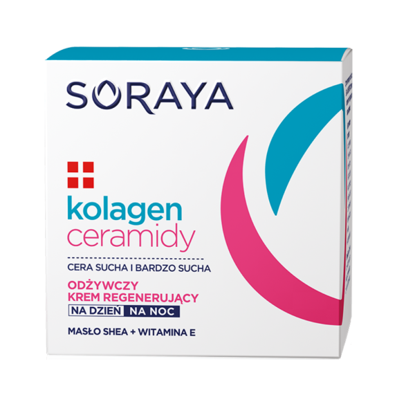 Soraya kolagen i ceramidy odżywczy krem regenerujący na dzień i noc 50ml