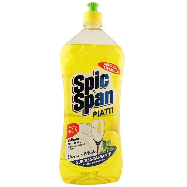 Spic&span płyn do mycia naczyń lemon&mint 1000ml
