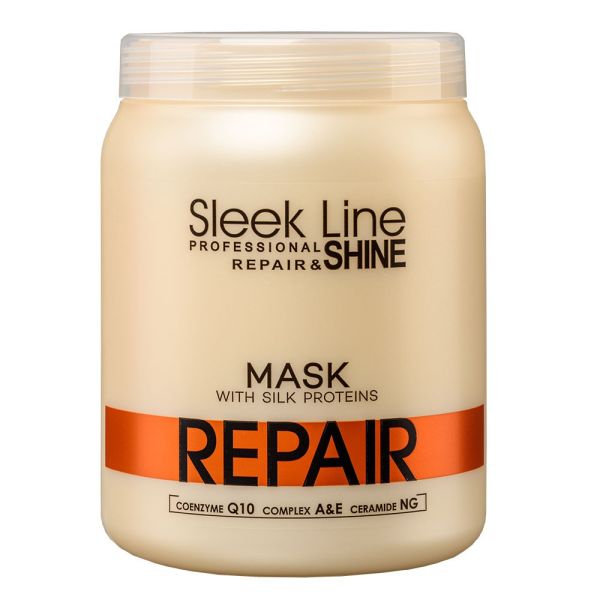 Stapiz sleek line repair mask maska z jedwabiem do włosów zniszczonych 1000ml