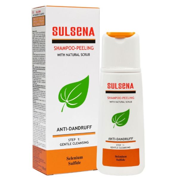 Sulsena anti-dandruff przeciwłupieżowy szampon z naturalnym peelingiem 150ml