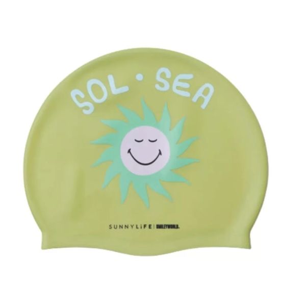 Sunnylife smiley czepek basenowy world sol sea