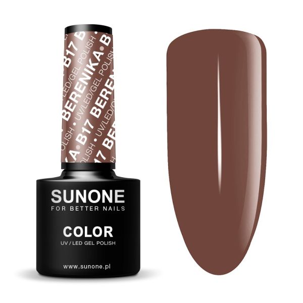 Sunone uv/led gel polish color lakier hybrydowy b17 berenika 5ml