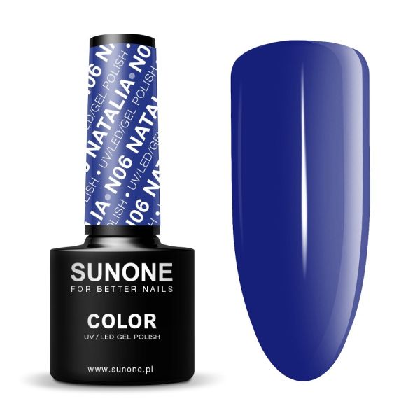 Sunone uv/led gel polish color lakier hybrydowy n06 natalia 5ml