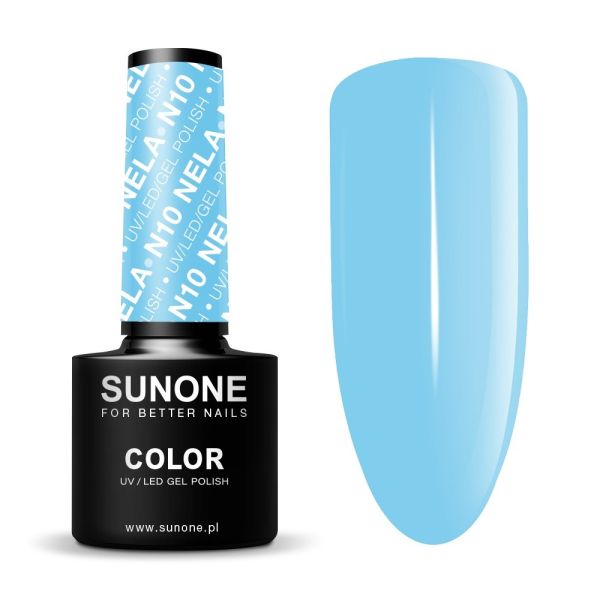 Sunone uv/led gel polish color lakier hybrydowy n10 nela 5ml