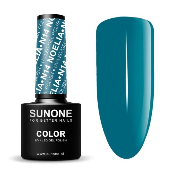 Sunone uv/led gel polish color lakier hybrydowy n14 noelia 5ml