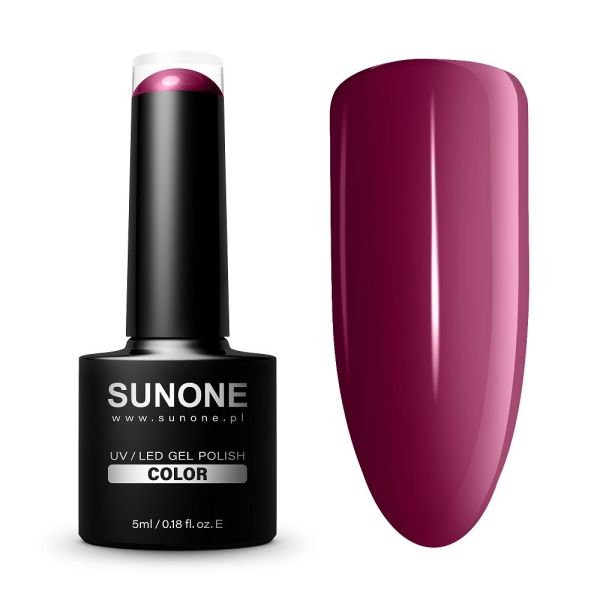 Sunone uv/led gel polish color lakier hybrydowy r22 rubia 5ml