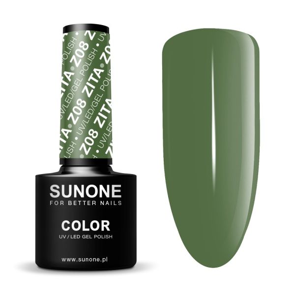 Sunone uv/led gel polish color lakier hybrydowy z08 zita 5ml