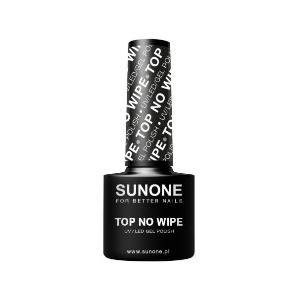 Sunone uv/led gel polish top no wipe top hybrydowy do paznokci 5ml
