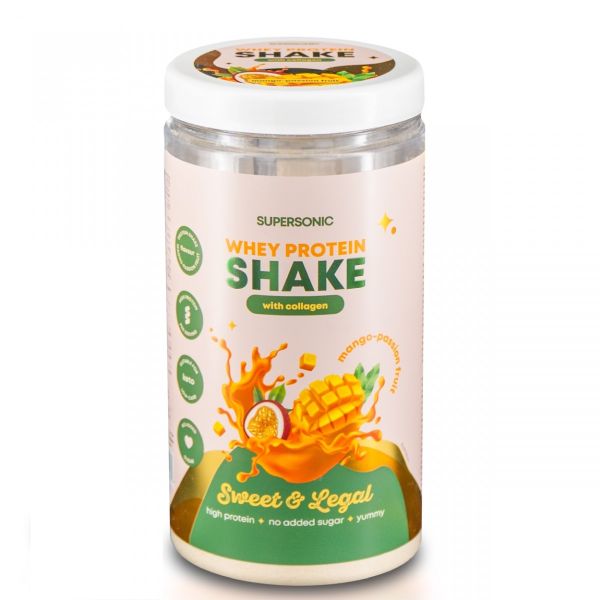 Supersonic shake proteinowy z kolagenem o smaku mango + marakuja 560g