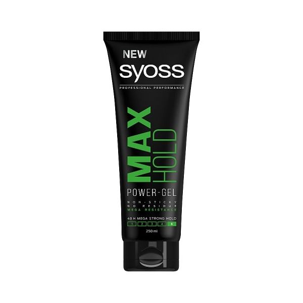 Syoss max hold gel żel do włosów mega strong hold 250ml