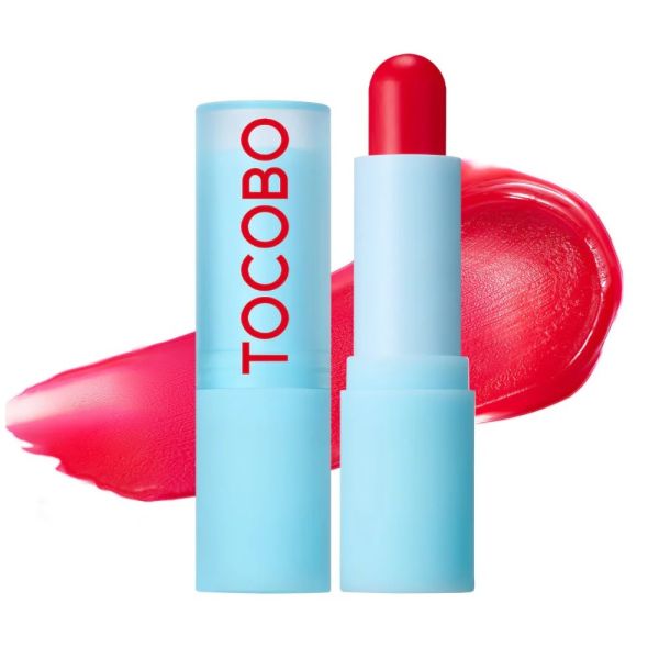 Tocobo glass tinted lip balm koloryzujący balsam do ust 011 flush cherry 3.5g